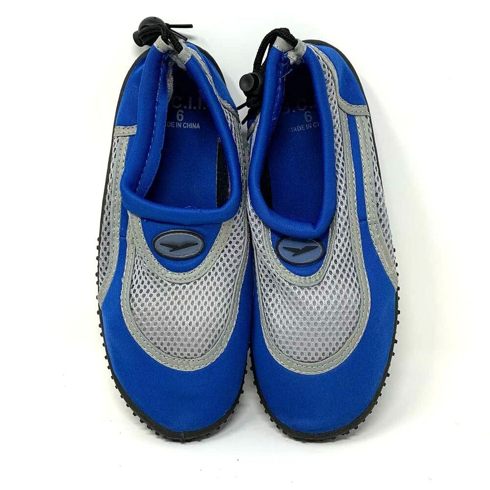 S.C.I.I.‎ Boys Aqua Water Shoes Beach Slippers Size 6